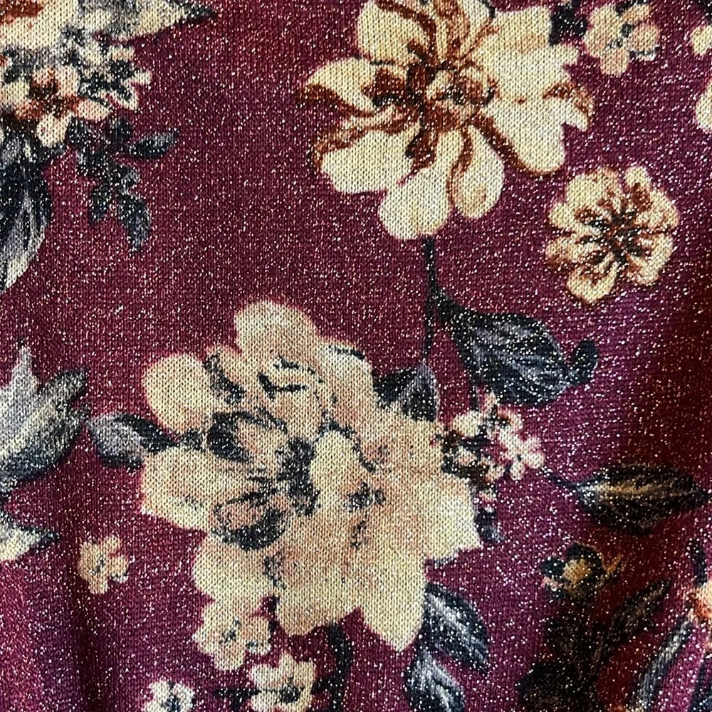 Gorgeous JUNIORS BEBOP SPARKLE FLORAL SWING DRESS XXS - Picture 14 of 16